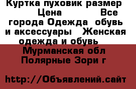 Куртка пуховик размер 44-46 › Цена ­ 3 000 - Все города Одежда, обувь и аксессуары » Женская одежда и обувь   . Мурманская обл.,Полярные Зори г.